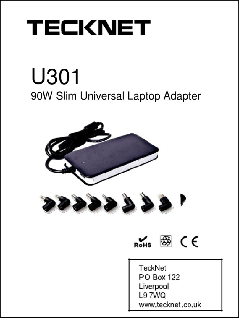 Tecknet U301 Manuel utilisateur Tecknet U301 Manuel utilisateur