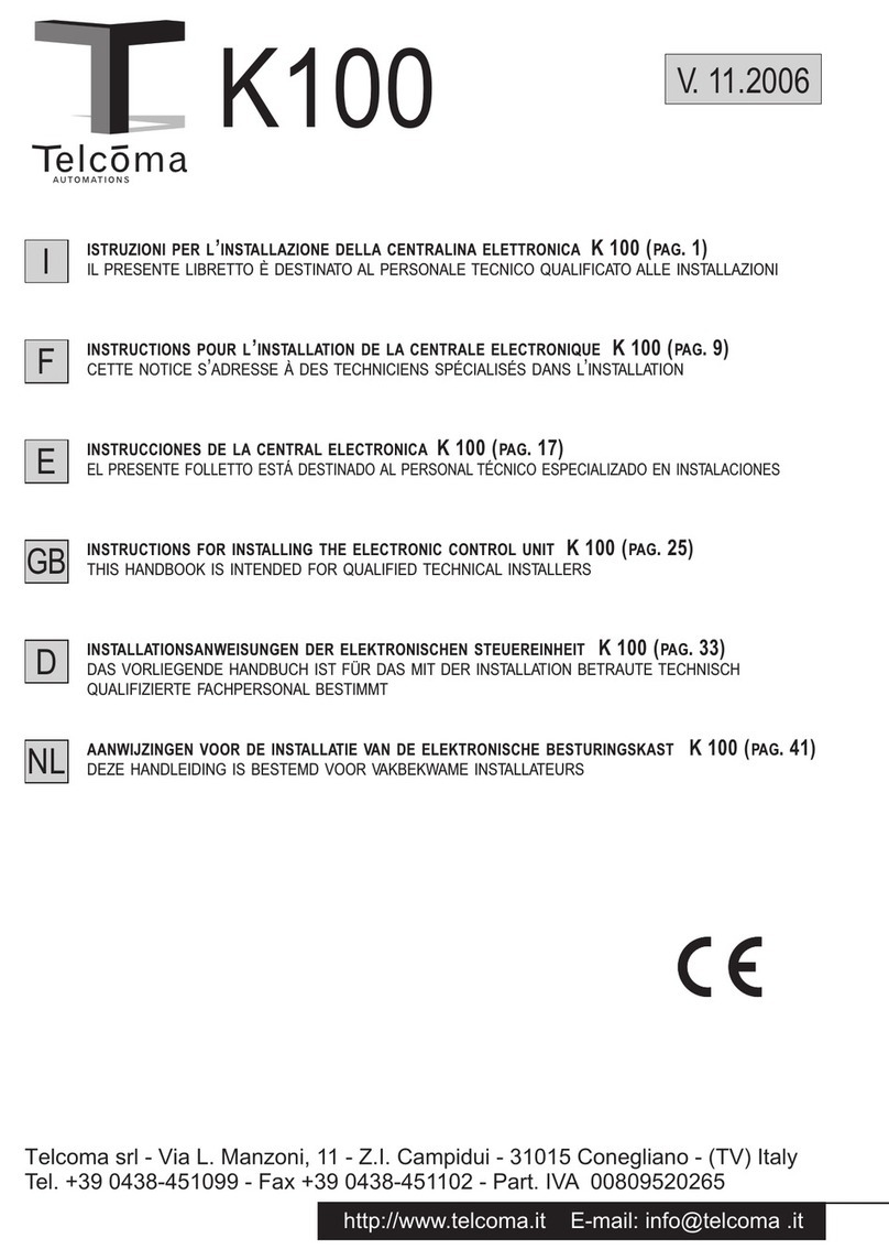 Telcoma K100 Mode d’emploi