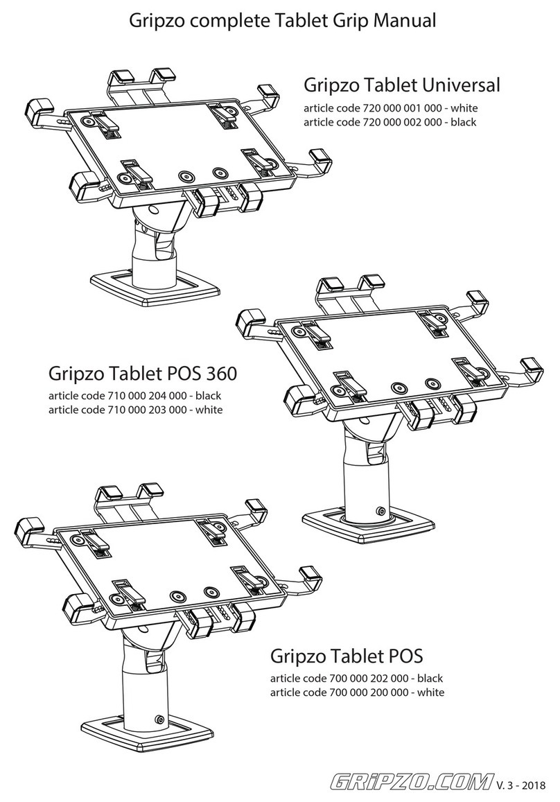Gripzo Tablet Universal Manuel utilisateur