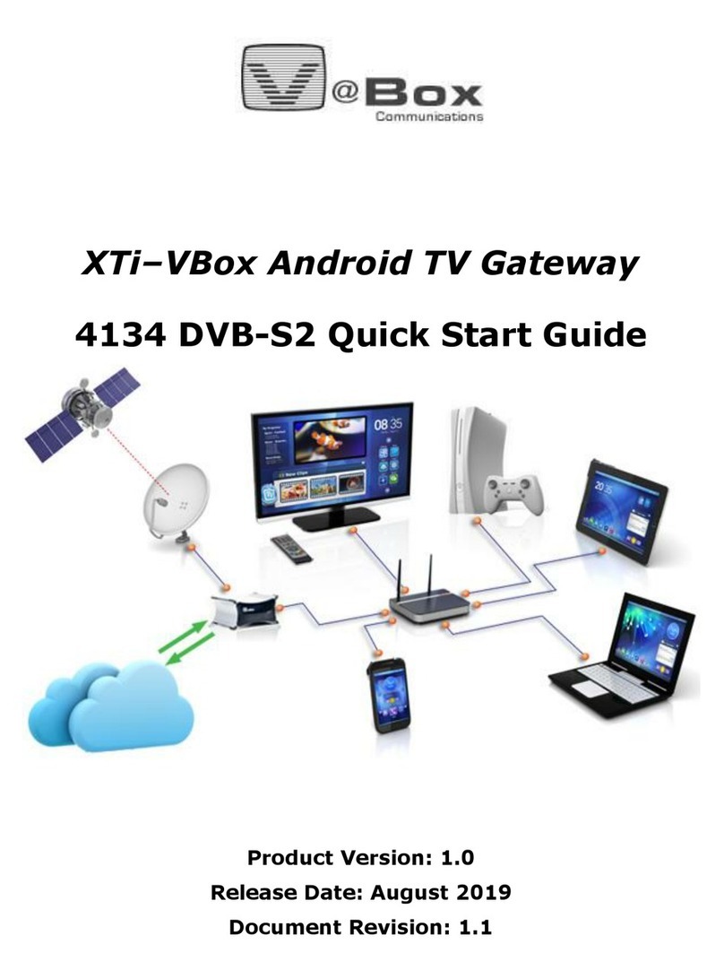 VBOX 4134 DVB-S2 Manuel utilisateur