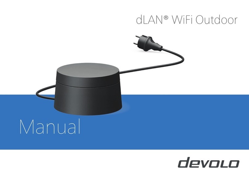 Devolo dLAN WiFi Outdoor Manuel utilisateur