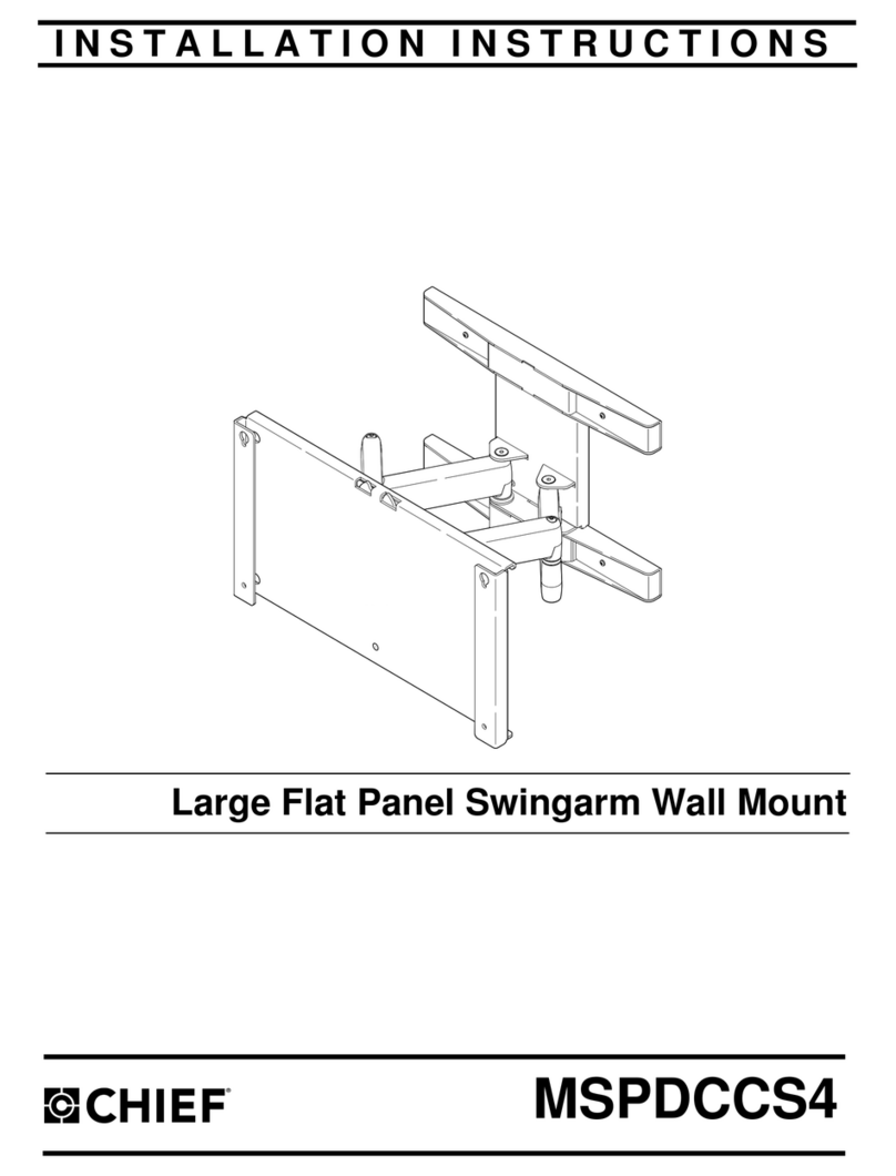 CHIEF MSPDCCS4 Manuel utilisateur