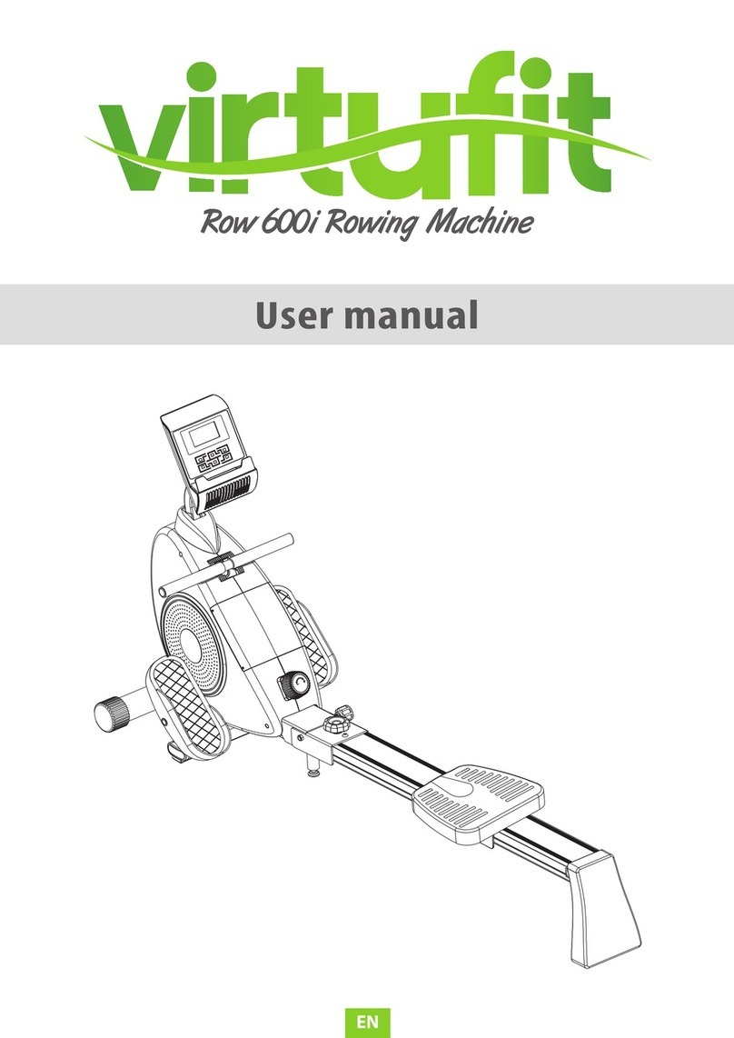 VIRTUFIT Row 600i Manuel utilisateur