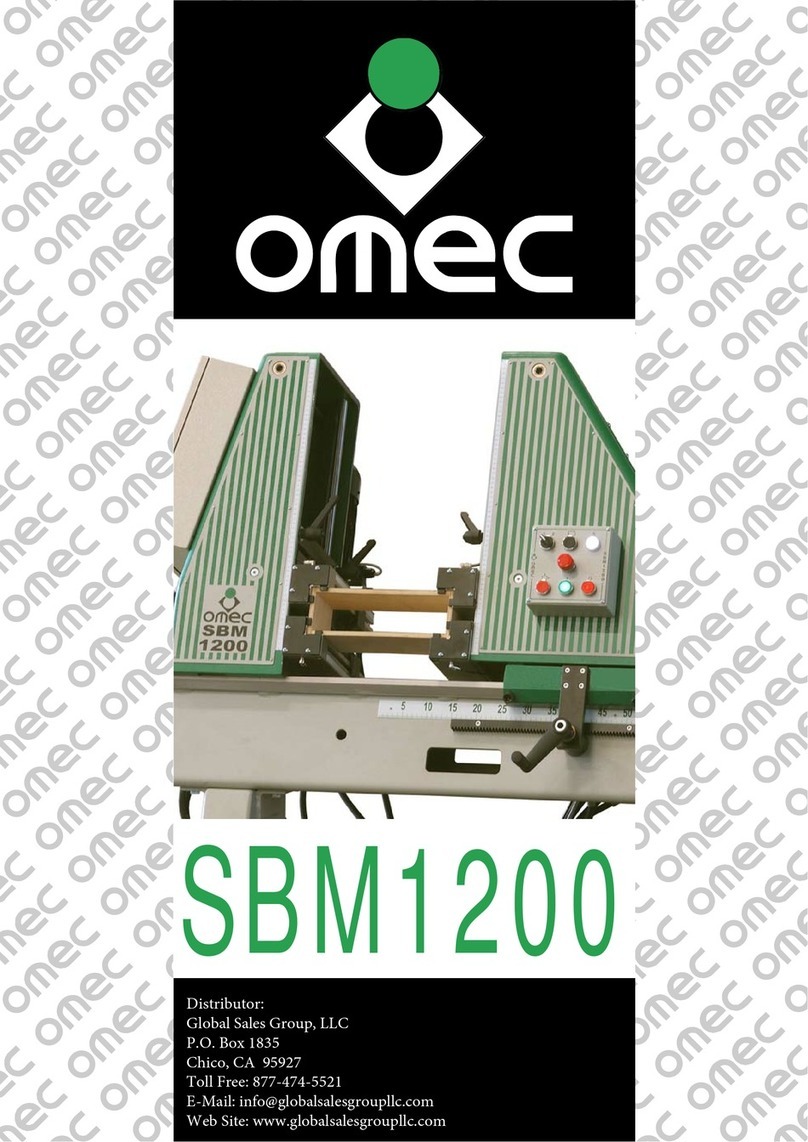 Omec SBM1200 Manuel utilisateur Omec SBM1200 Manuel utilisateur