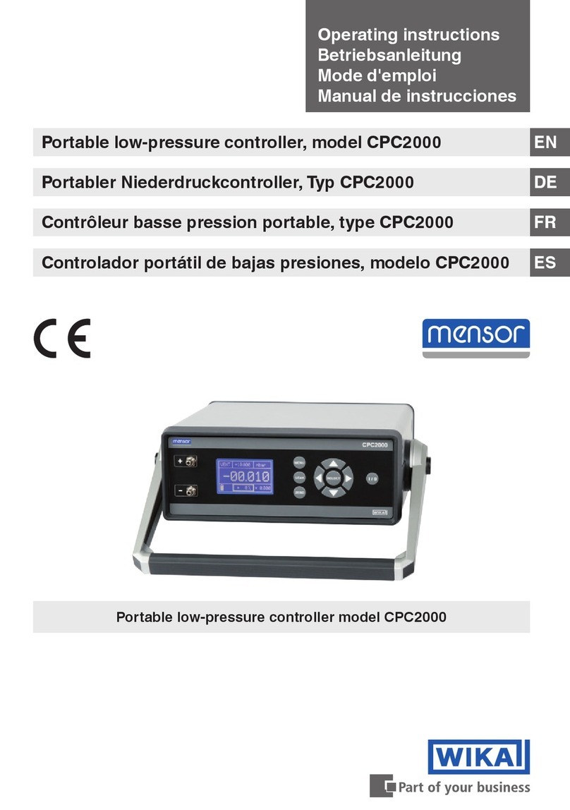mensor CPC2000 Manuel utilisateur