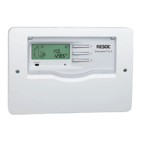 Resol DeltaSol AL E Manuel utilisateur