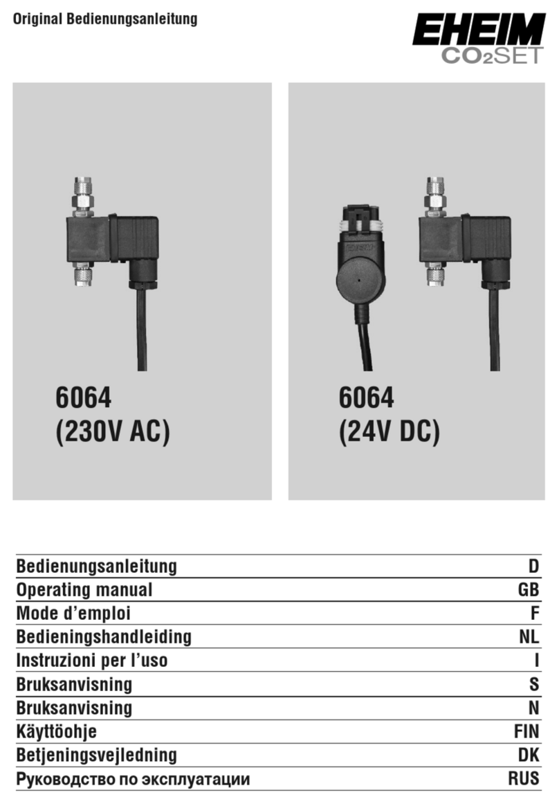 EHEIM CO2SET 6064 Manuel utilisateur EHEIM CO2SET 6064 Manuel utilisateur
