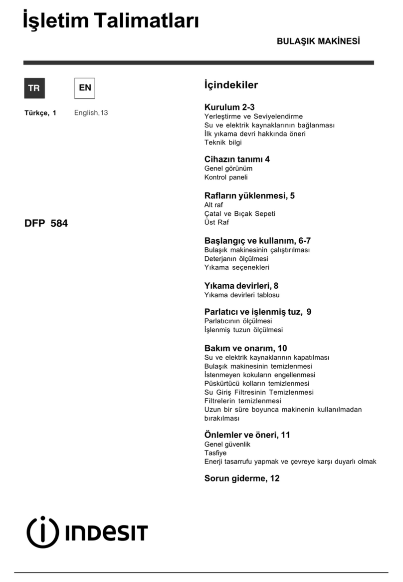 Indesit DFP 584 Manuel utilisateur