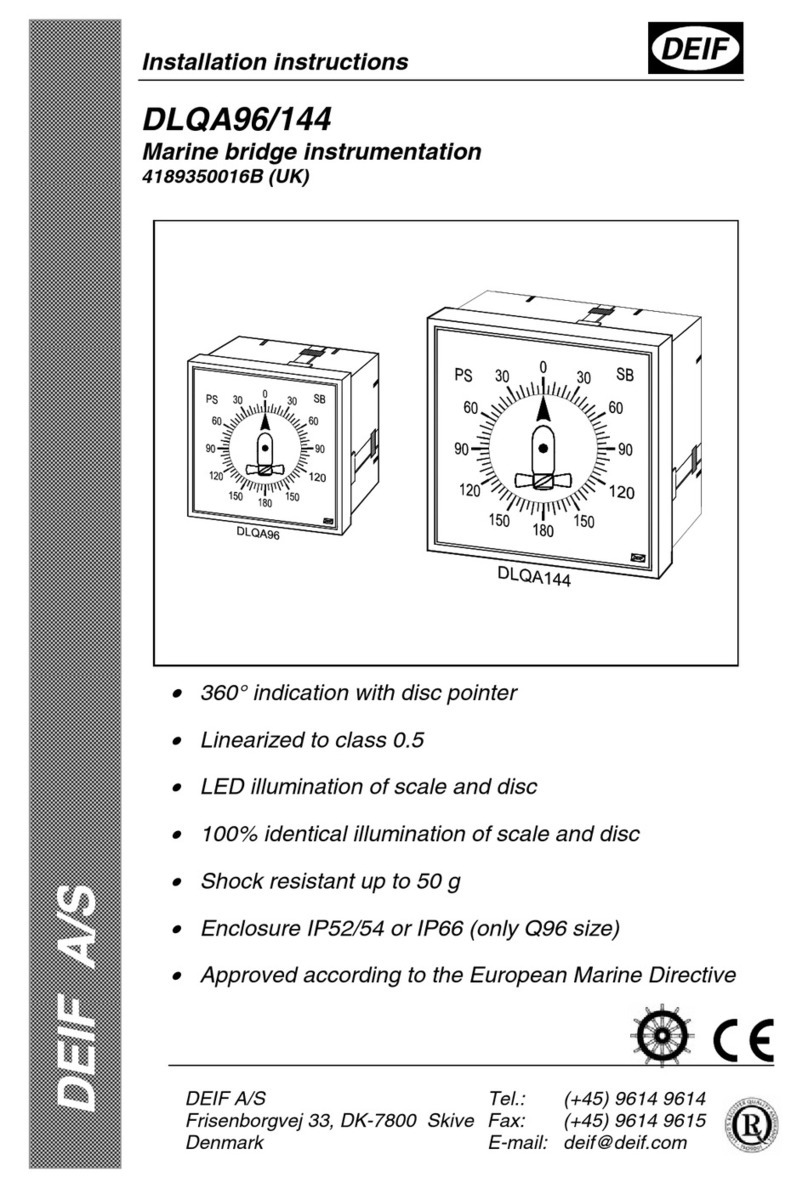 Deif DLQA96 Manuel utilisateur