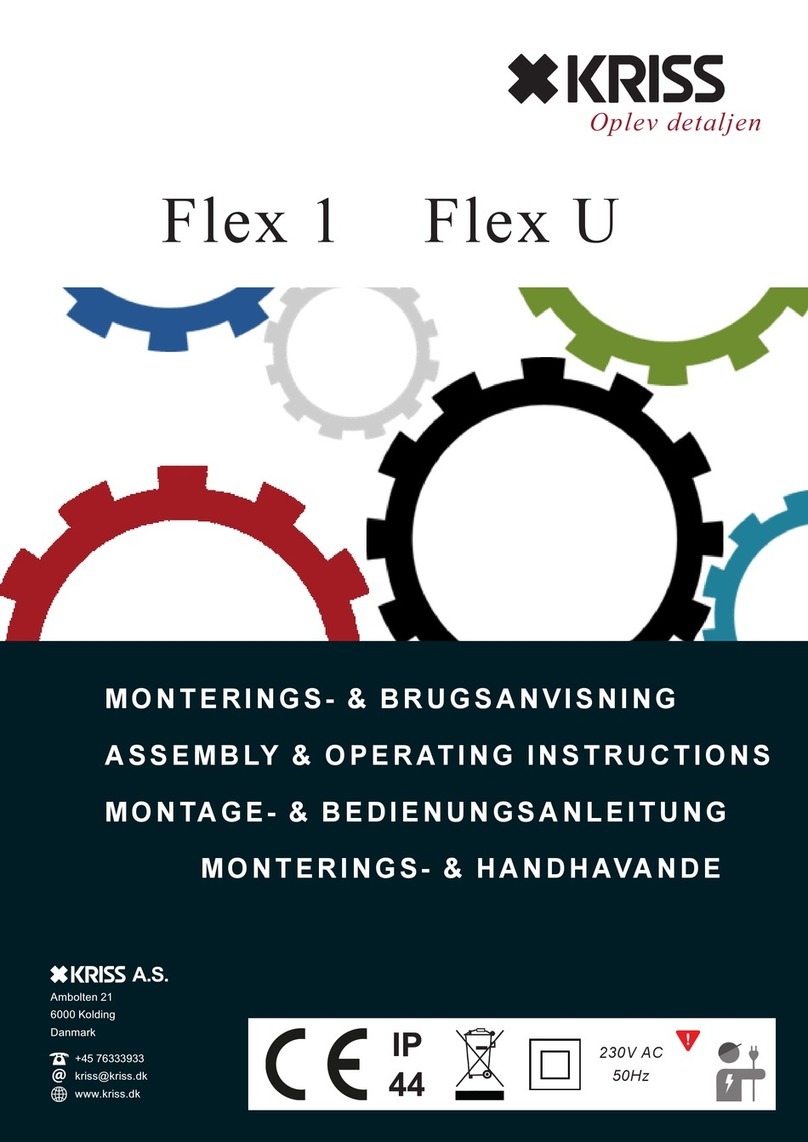 Kriss Flex 1 Guide de référence rapide