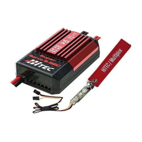 Hi-Tec Super Servo S-BEC Manuel utilisateur