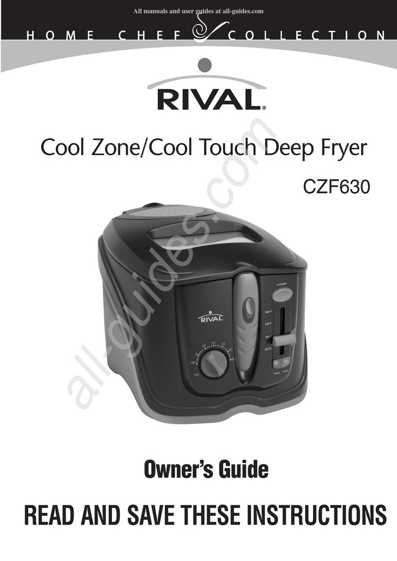Rival COOL ZONE CZF630 Manuel utilisateur