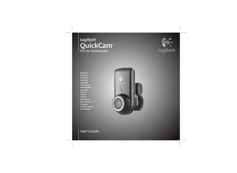 Logitech QuickCam Pro Manuel utilisateur