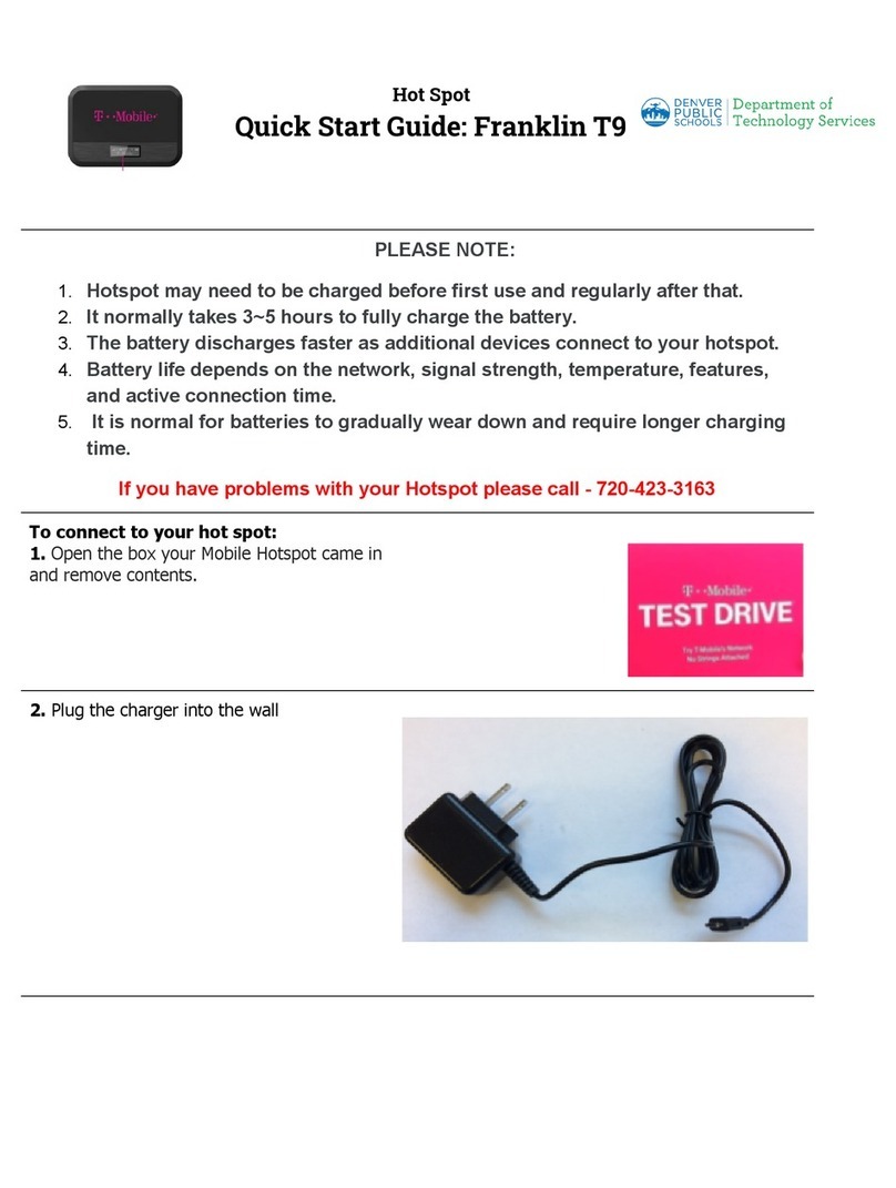 T-Mobile Franklin T9 Manuel utilisateur T-Mobile Franklin T9 Manuel utilisateur