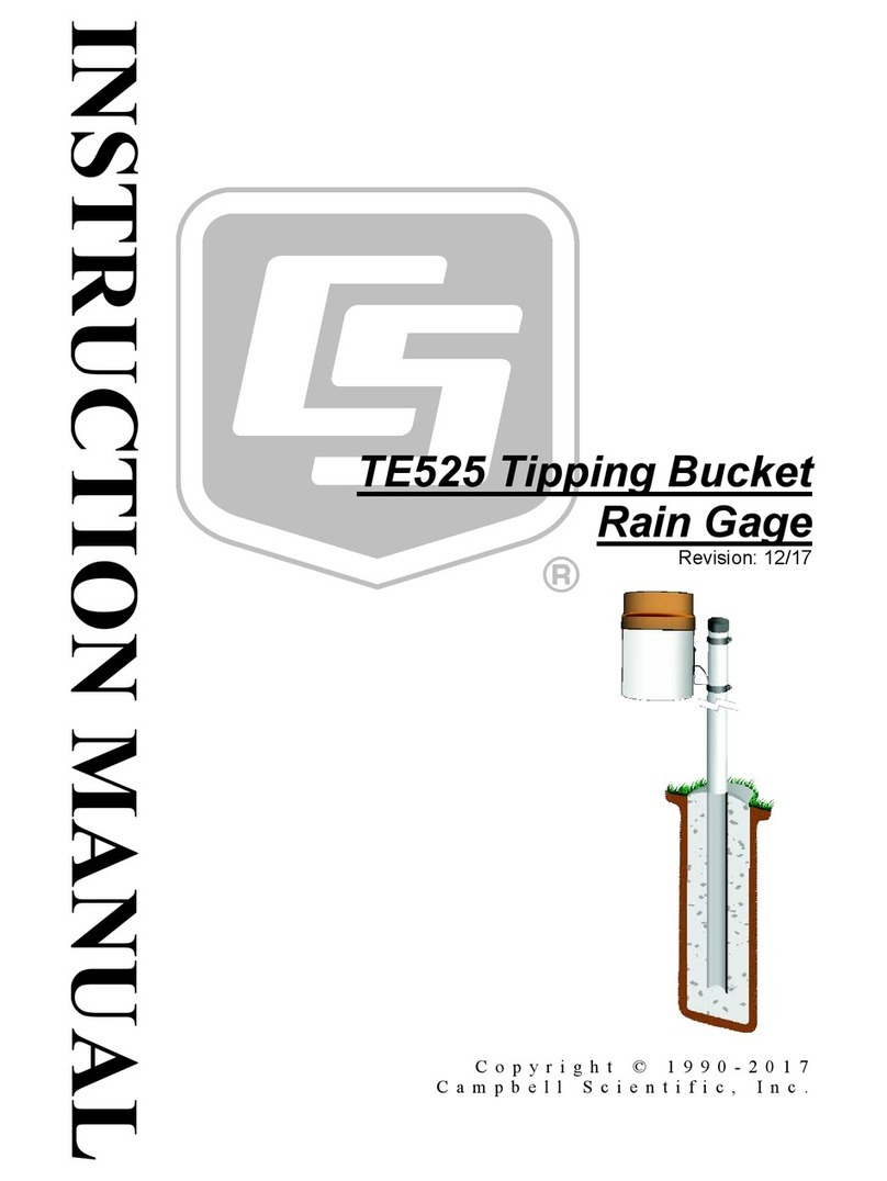 Campbell TE525 Manuel utilisateur Campbell TE525 Manuel utilisateur