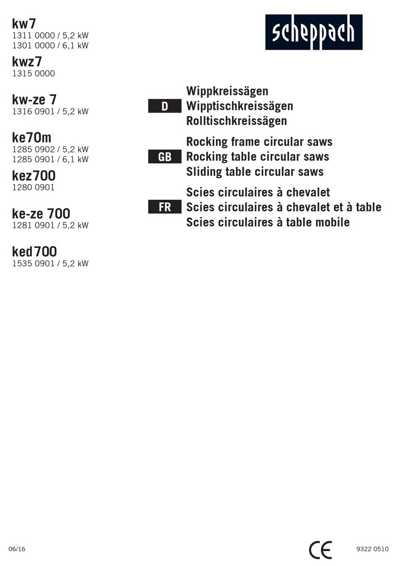 Scheppach kw7 Manuel utilisateur