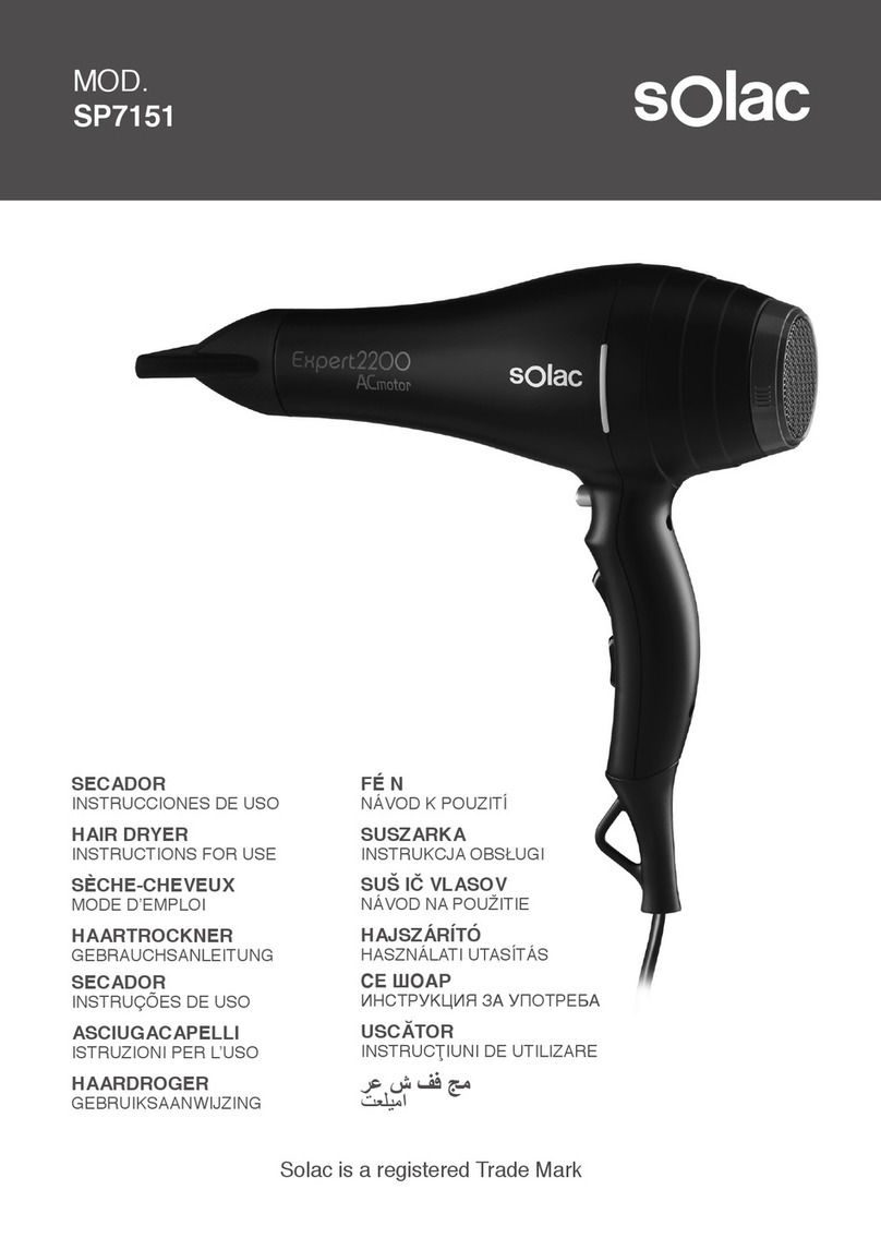 SOLAC SP7151 Manuel utilisateur