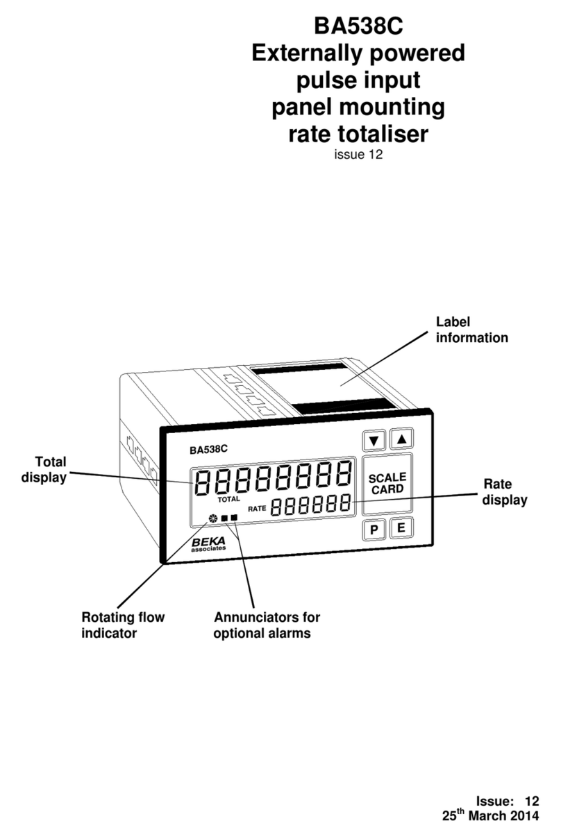 BEKA BA538C Manuel utilisateur