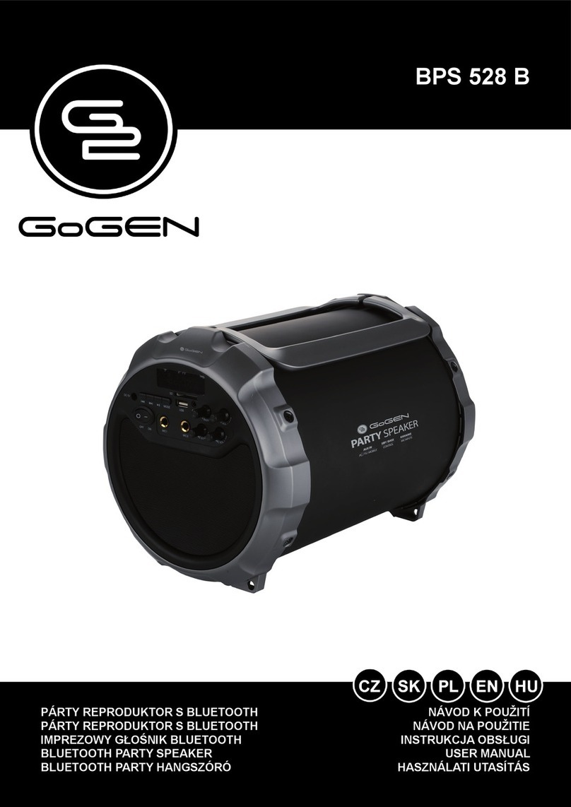 G2 GoGEN BPS 528 B Manuel utilisateur