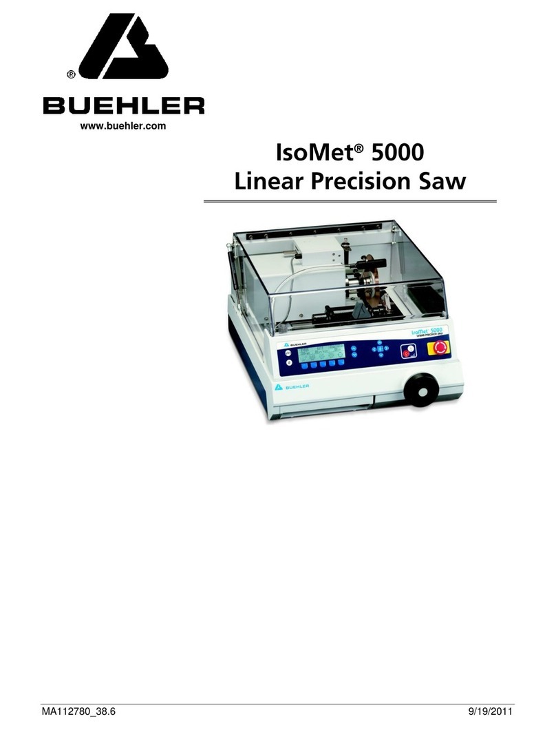 Buehler IsoMet 5000 Manuel utilisateur