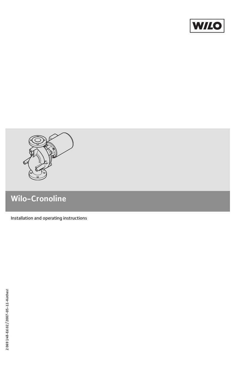Wilo Cronoline Manuel utilisateur
