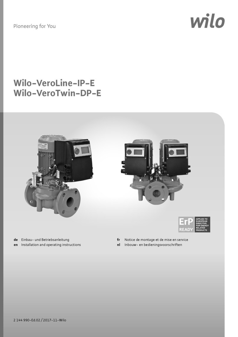 Wilo VeroLine-IP-E Manuel utilisateur