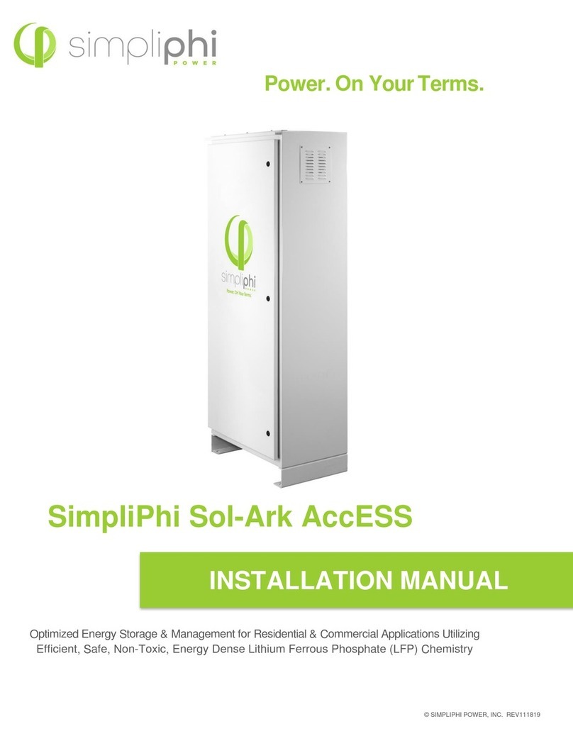 SimpliPhi Sol-Ark AccESS Manuel utilisateur