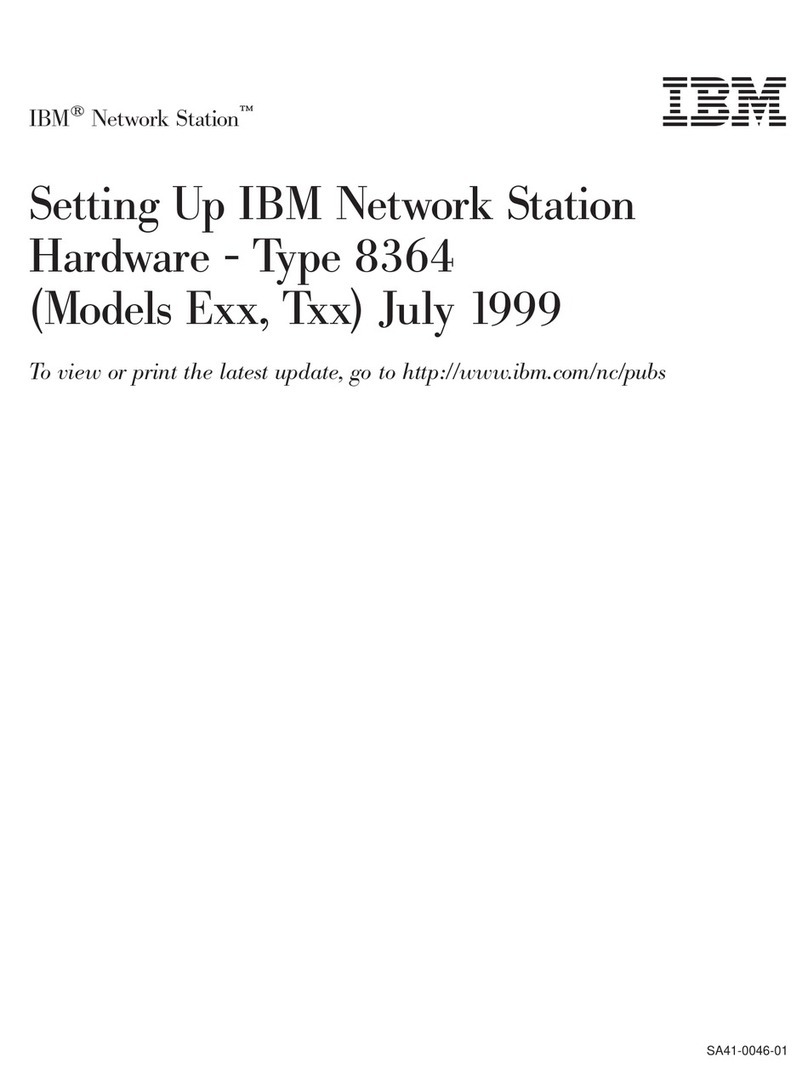 IBM Network Station E Series Instructions d'utilisation