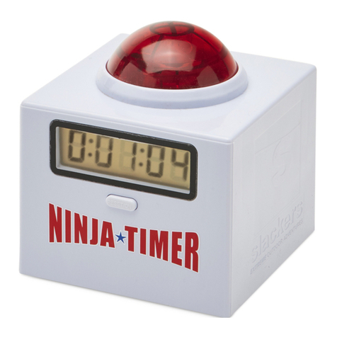 Slackers Ninja Timer Manuel utilisateur