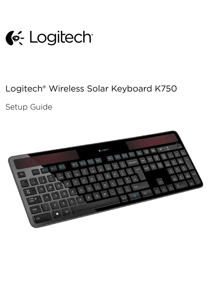 Logitech K750 Manuel utilisateur