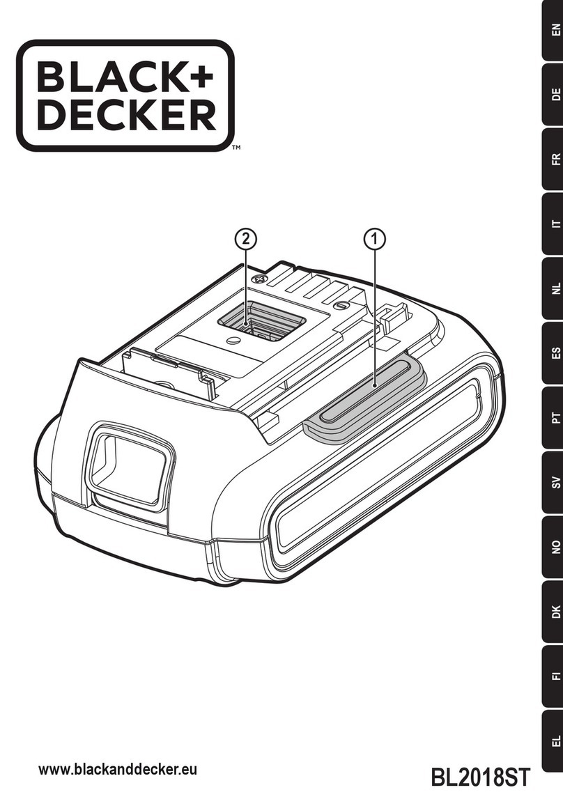 BLACK DECKER BL2018ST Manuel utilisateur