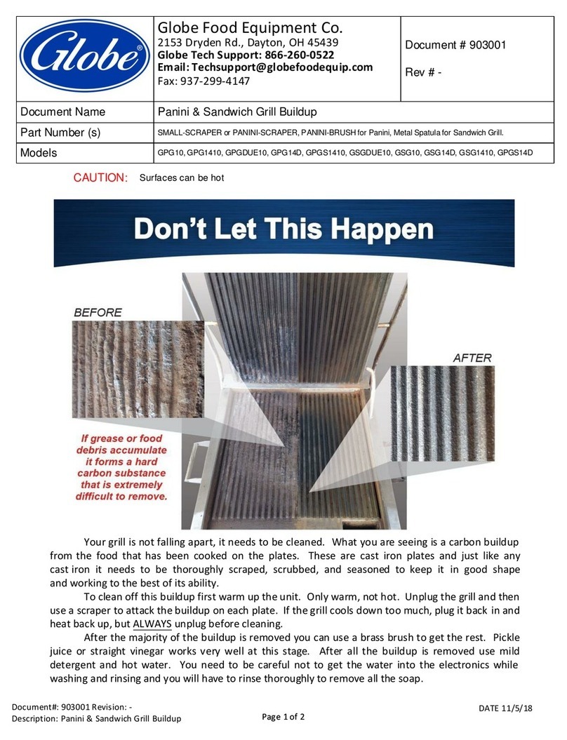 Globe GPG10 Manuel utilisateur Globe GPG10 Manuel utilisateur