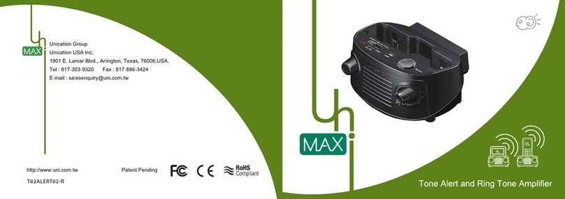 UNI MAX Manuel utilisateur UNI MAX Manuel utilisateur