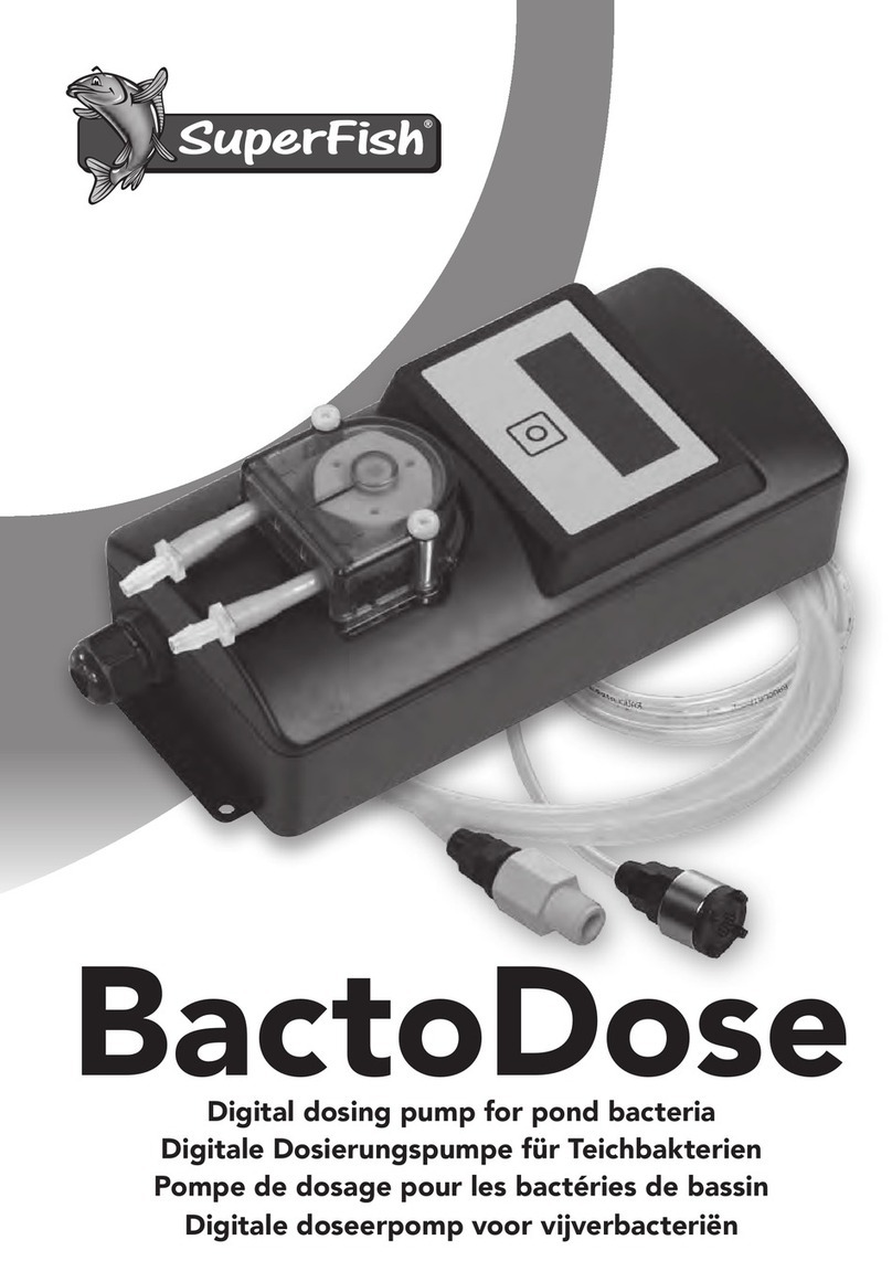 SuperFish BactoDose Manuel utilisateur