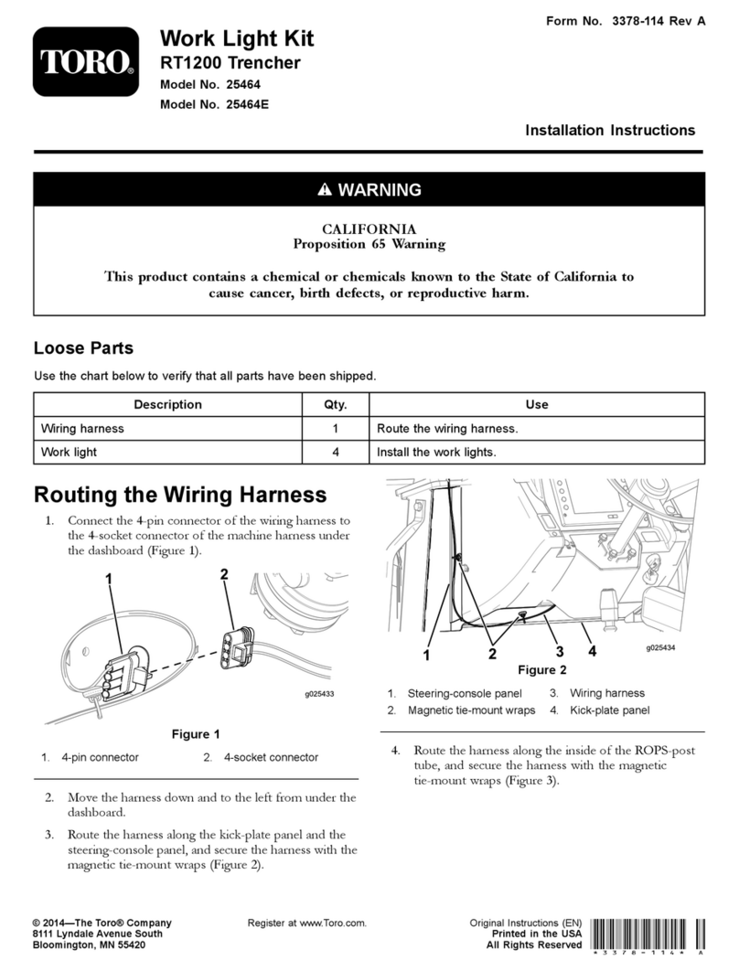 Toro 25464 Manuel utilisateur