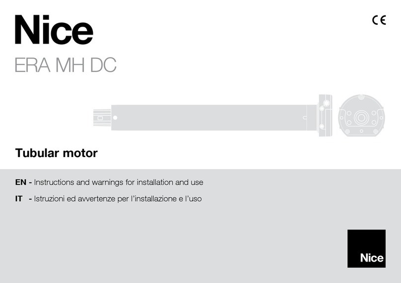 Nice ERA MH DC Caractéristiques techniques