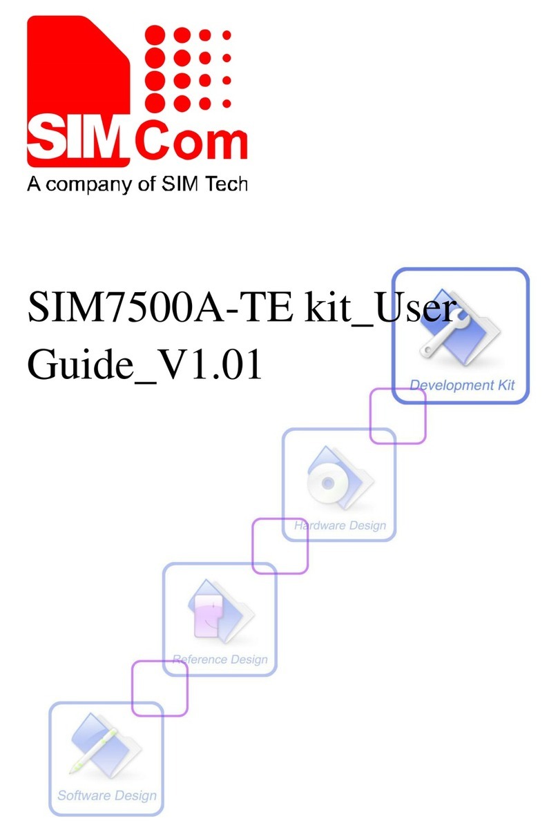 SimCom SIM7500A-TE kit Manuel utilisateur