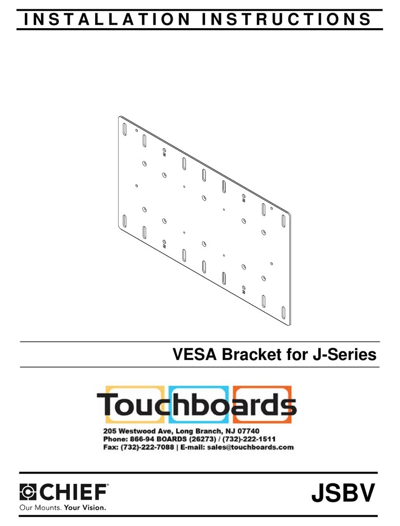 CHIEF J Series Manuel utilisateur