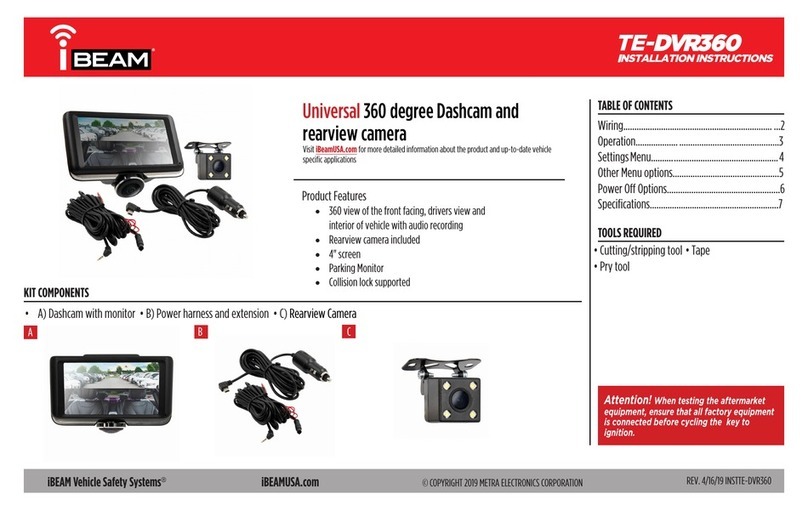 iBeam TE-DVR360 Manuel utilisateur