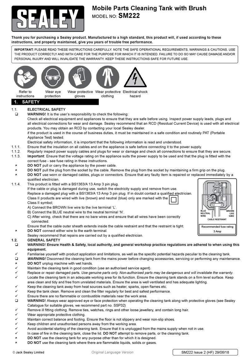 Sealey SM222 Manuel utilisateur