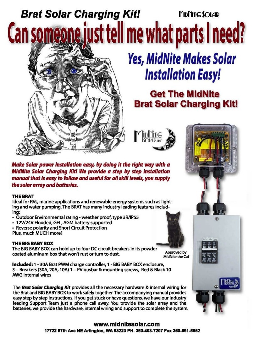 MidNite Solar Brat Manuel utilisateur MidNite Solar Brat Manuel utilisateur