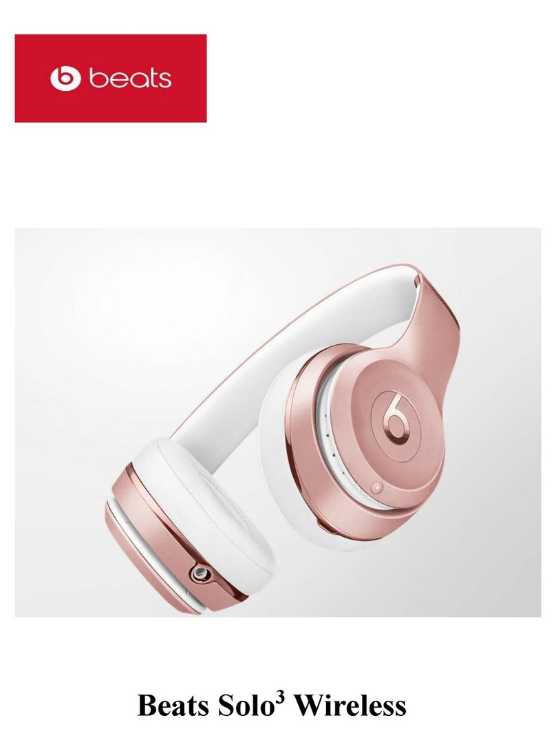 Beats Studio3 Wireless Manuel