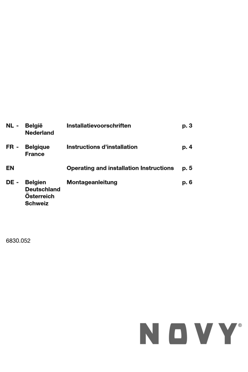 Novy 6830.052 Manuel utilisateur Novy 6830.052 Manuel utilisateur