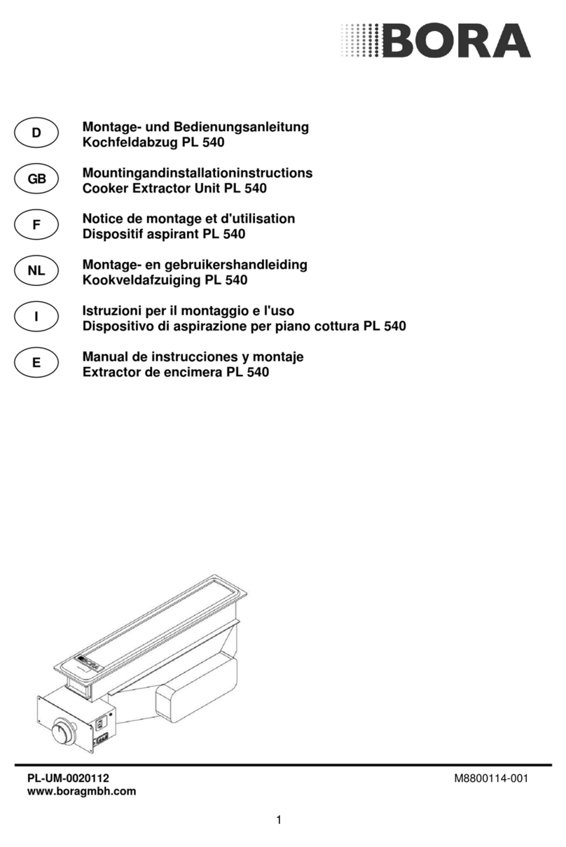 bora PL 540 Mode d’emploi