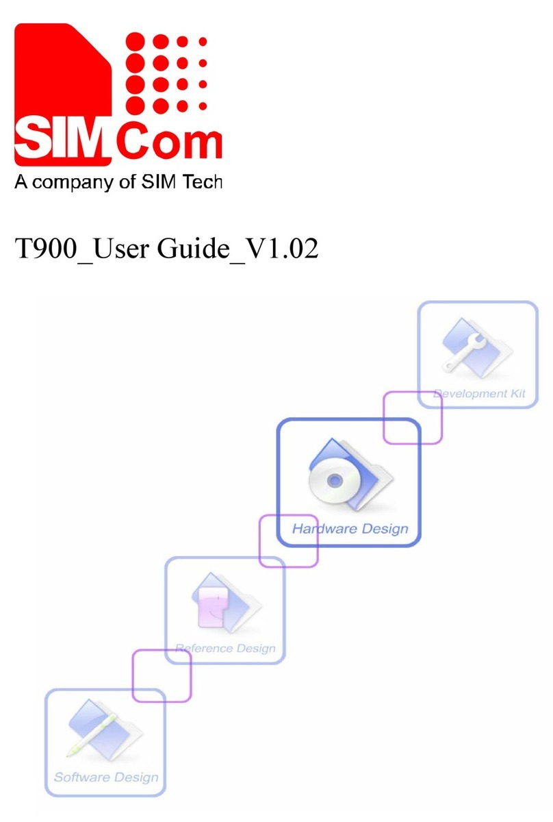 SimCom T900 Manuel utilisateur
