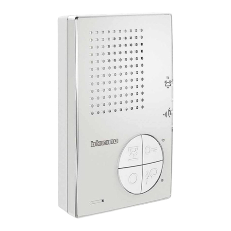 Bticino 344252 Manuel utilisateur