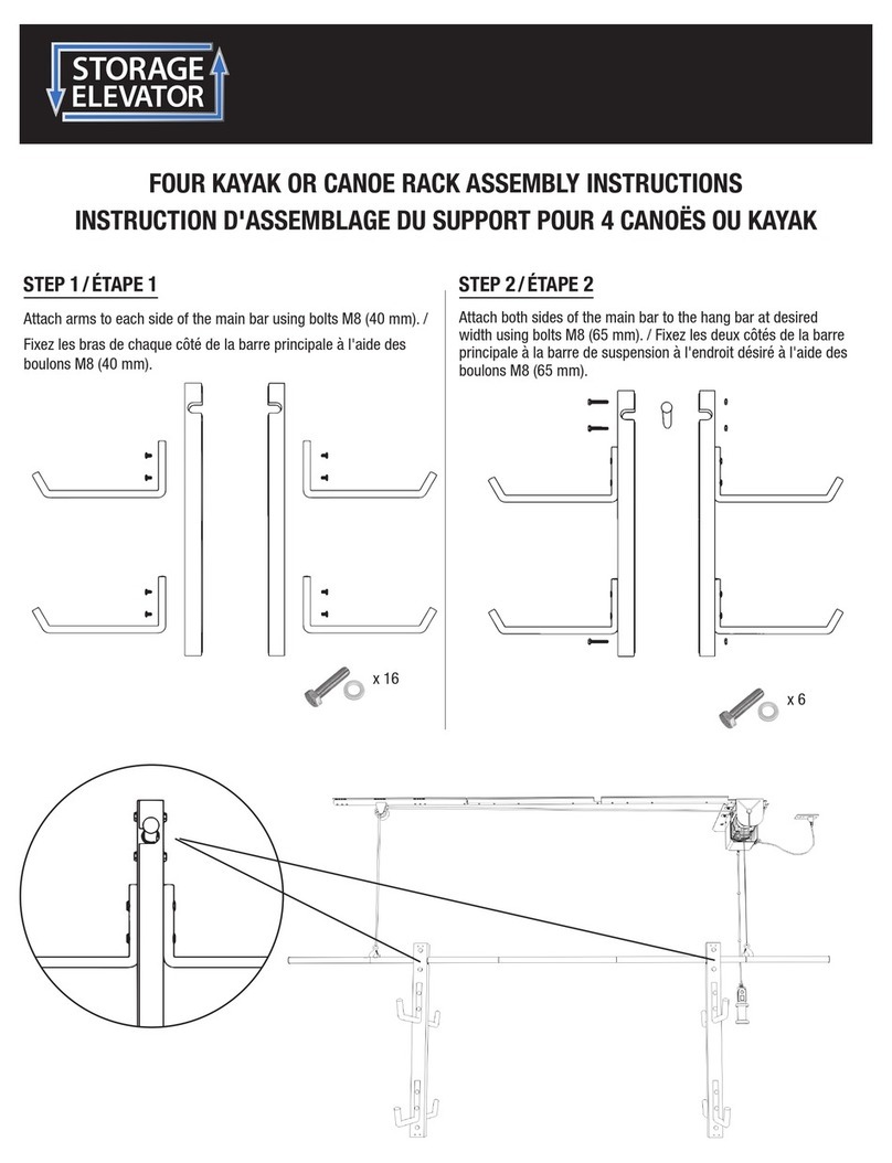 Proslat Storage Elevator Manuel utilisateur