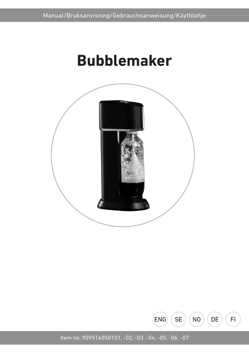 RUSTA Bubblemaker Manuel utilisateur