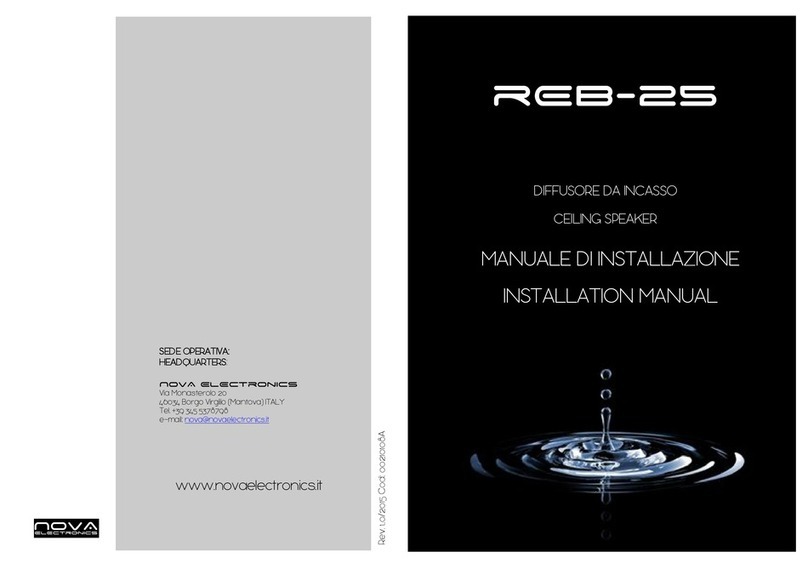 Nova Electronics REB-25 Manuel utilisateur