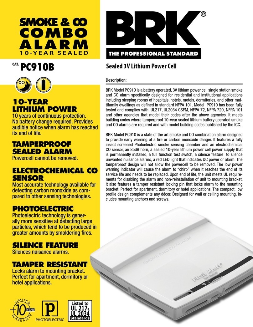 BRK electronic PC910B Manuel utilisateur
